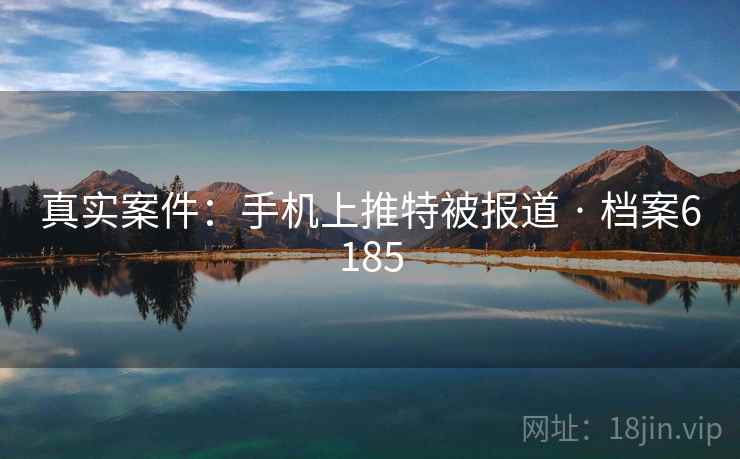 真实案件：手机上推特被报道 · 档案6185